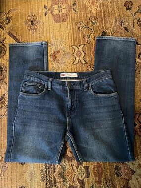 Levi's Men's Dark Blue Straight Jeans